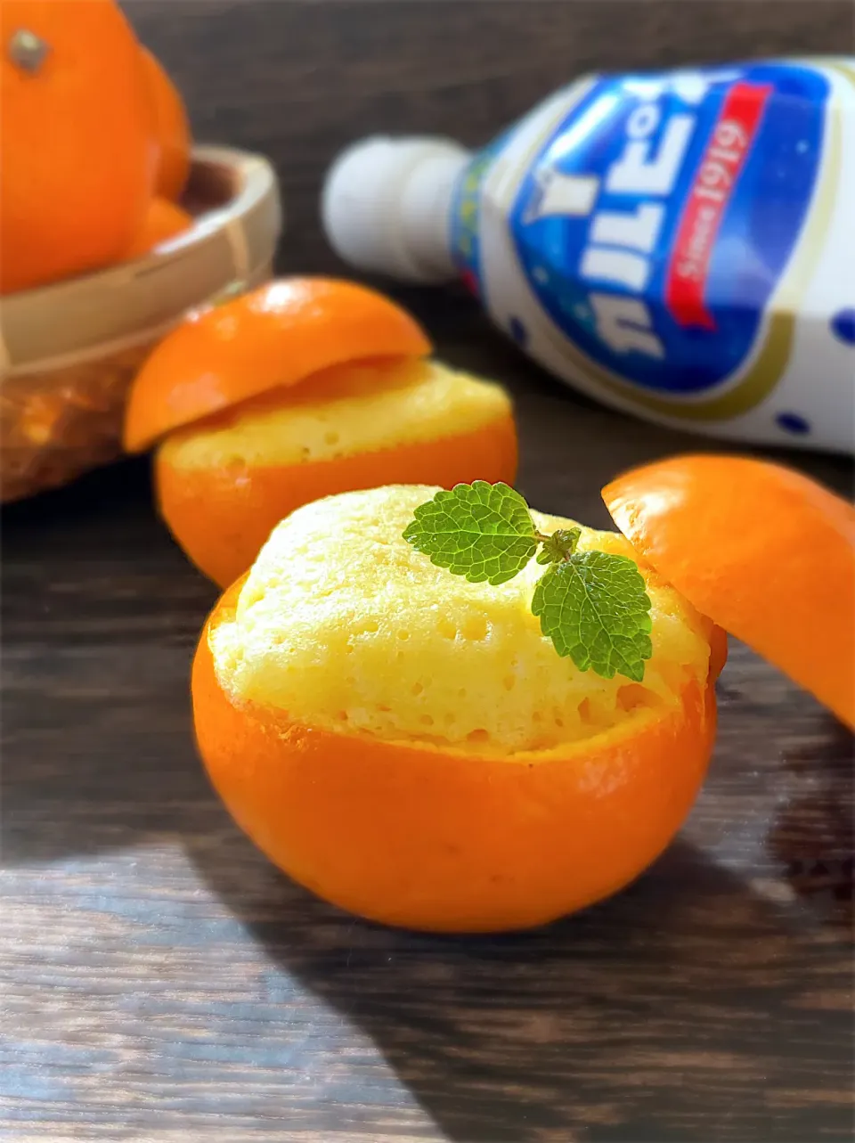 カルピス入り、
レンジで簡単
丸ごとみかんケーキ🍊|9421beruさん