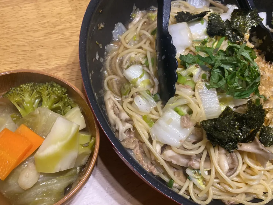 Snapdishの料理写真:和風パスタ|まいちむさん