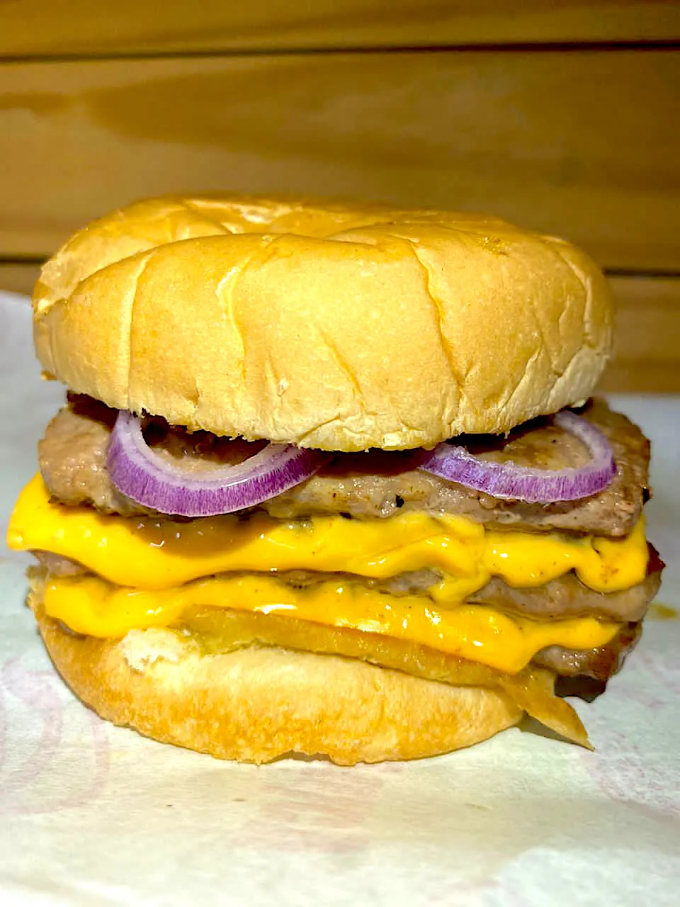 Triple Beef Double cheese #ramly|Malaysian Street Foodさん