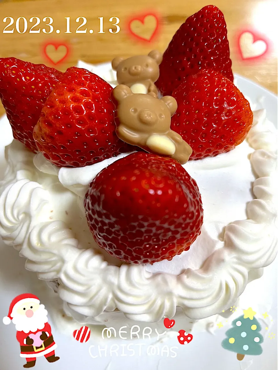 イチゴケーキ🍓🎂|harutomomamaさん