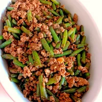 stir fried beef and green beans|Elinaさん