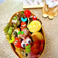 Snapdishの料理写真:息子弁当～ささみフライ弁当～|まっちゃんさん