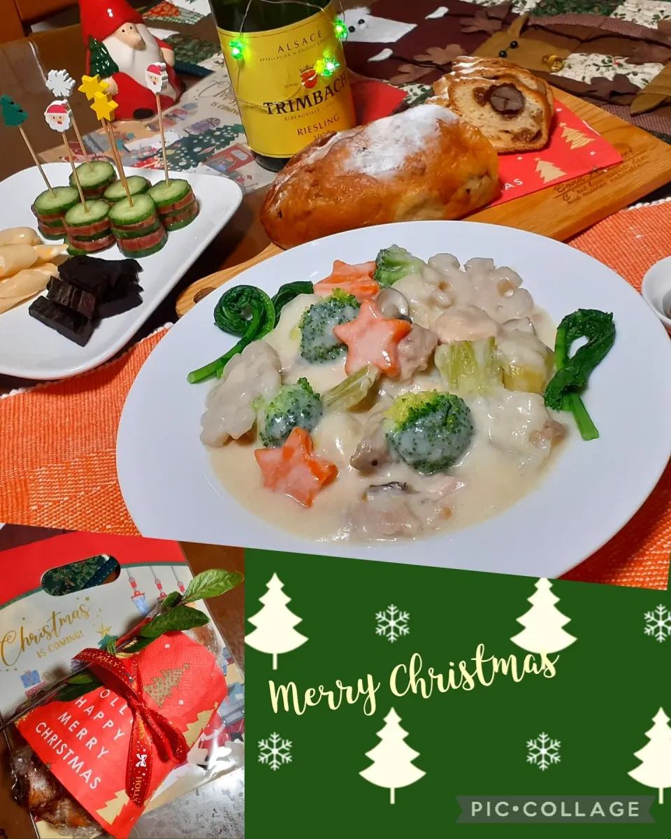 鶏肉と蕪のクリームシチュー🎄

fumfumちゃん手作りシュートレン
で一足早いMerry Christmas🎅|びせんさん