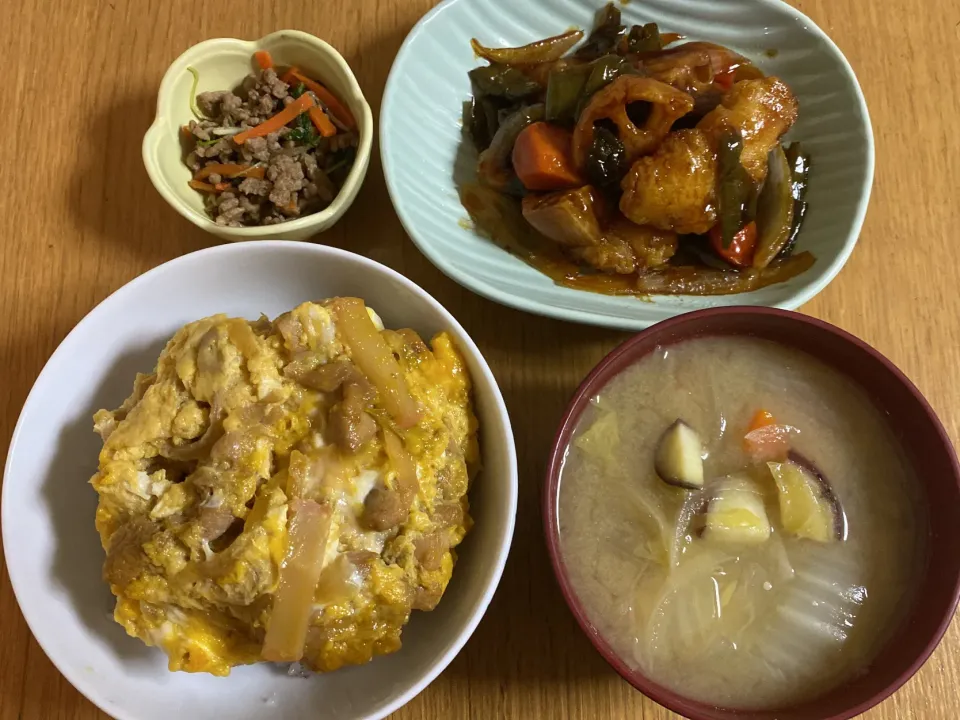 親子丼&酢豚|ここなりさん