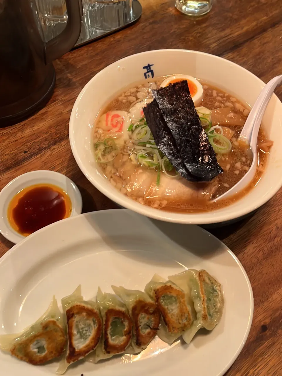 特製こってり、餃子、球磨焼酎|rockiさん