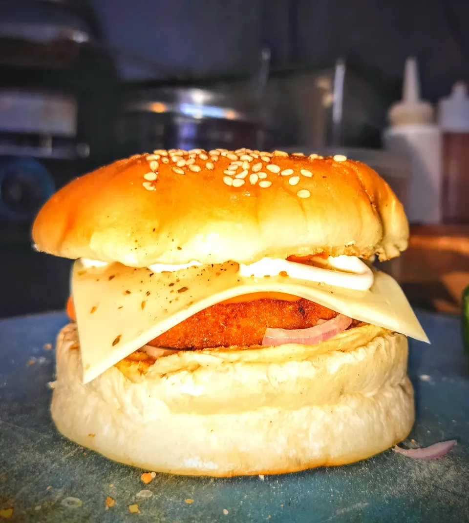 veg cheese burger|Prem Kambleさん