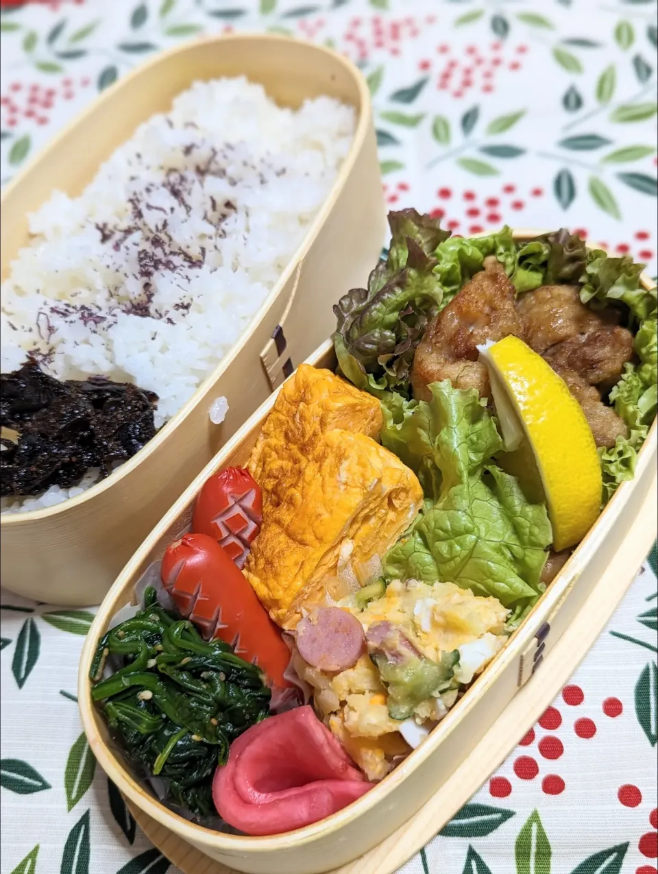 本日のお弁当〜唐揚げ弁当〜|f.1125beさん