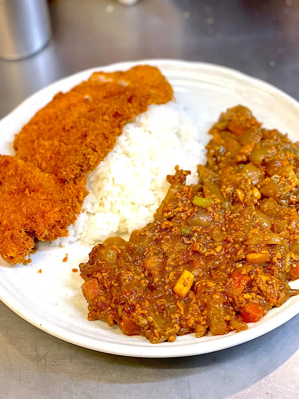 ローファットカレー でカツカレー|ryoheyさん