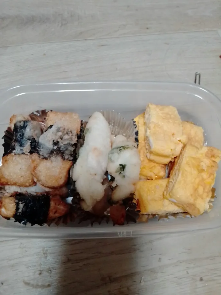 自作弁当、おかずのみ|俊一さん