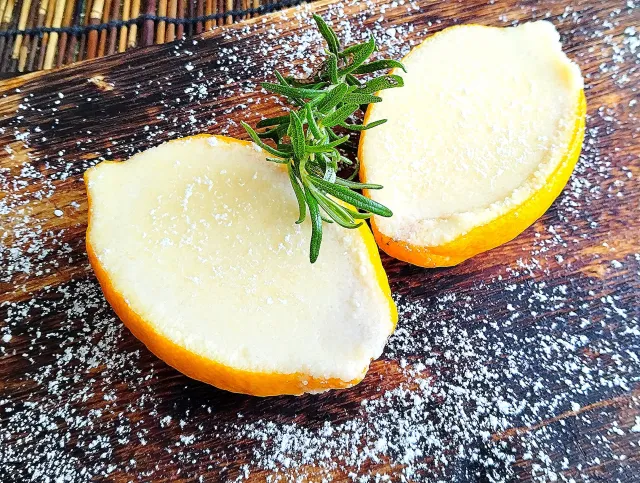 Snapdishの料理・レシピ写真:🍋レモンのチーズケーキ🧀｜「#牛乳料理部」牛乳で『あったかごはん&きゅんデザート』レシピ♪