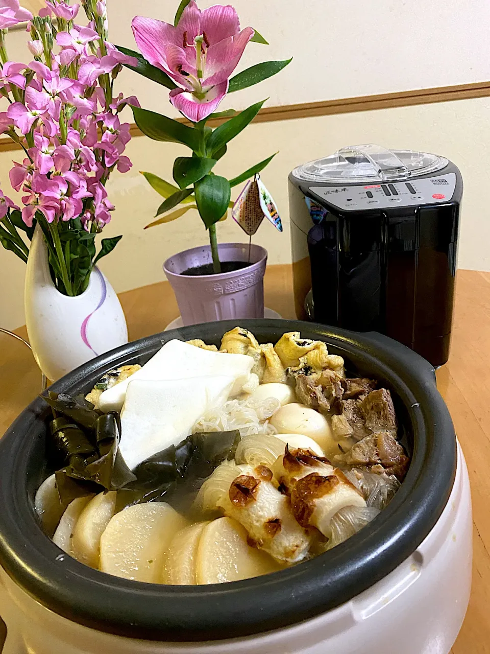 我が家のおでん🍢💛＆ブラックフライデーでポチッた念願のアイツと記念撮影📸✨|ぽっちさん