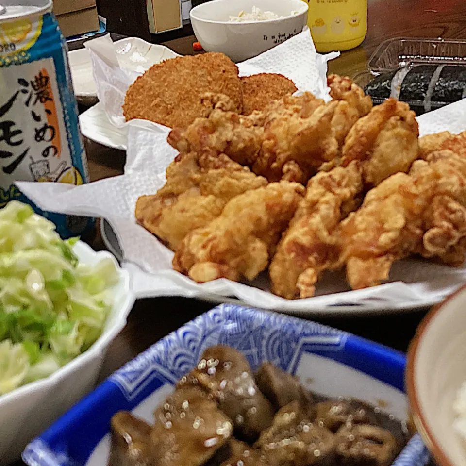 Snapdishの料理写真:今夜のアテ～🍻٩(ˊᗜˋ*)و|ぐにゅまる２さん