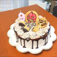 Snapdishの料理写真:オラゴンのお誕生日ケーキ♪|ミッチーZさん