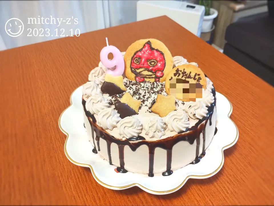 Snapdishの料理写真:オラゴンのお誕生日ケーキ♪|ミッチーZさん