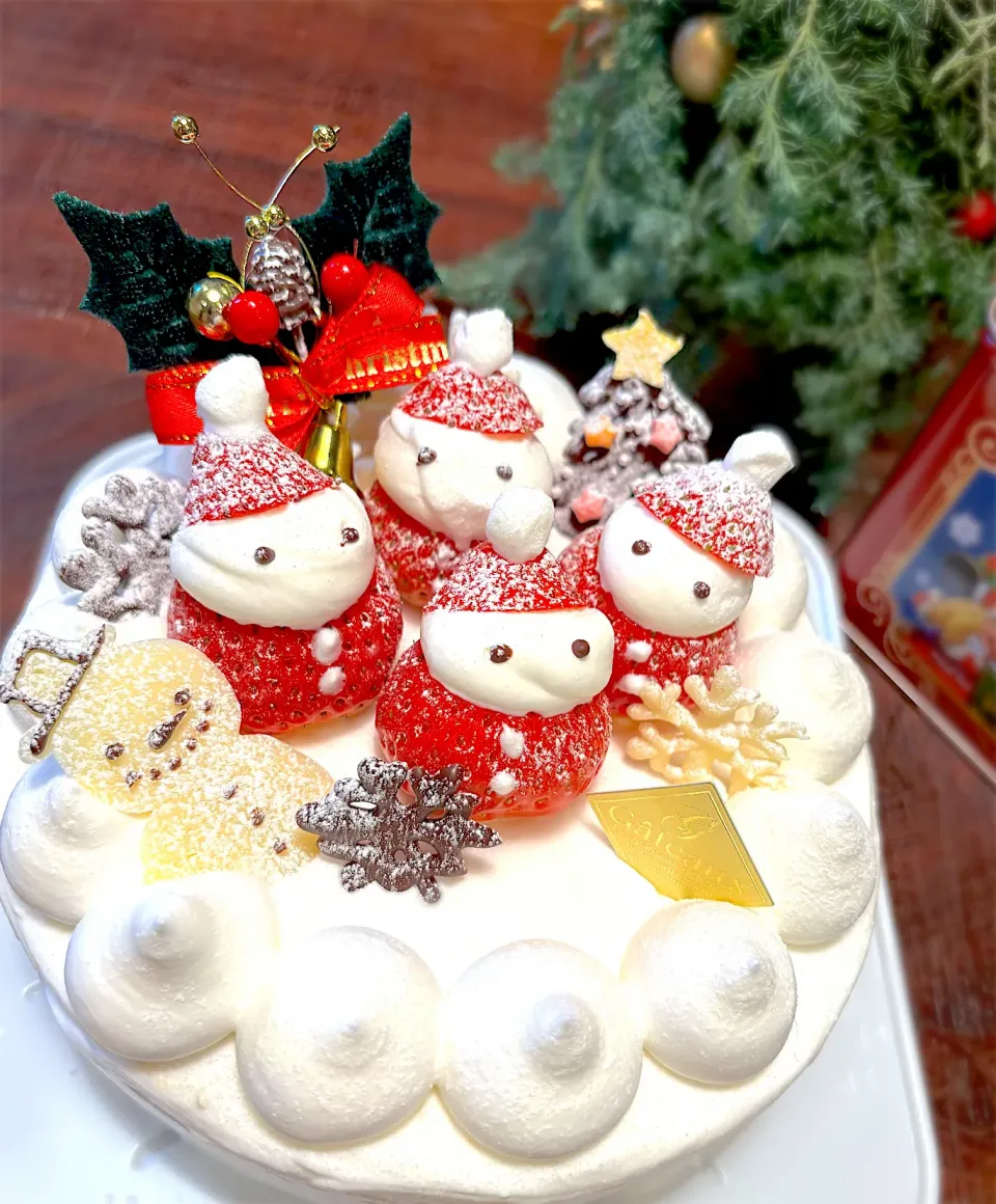 サンタケーキ🎅|akanyeさん