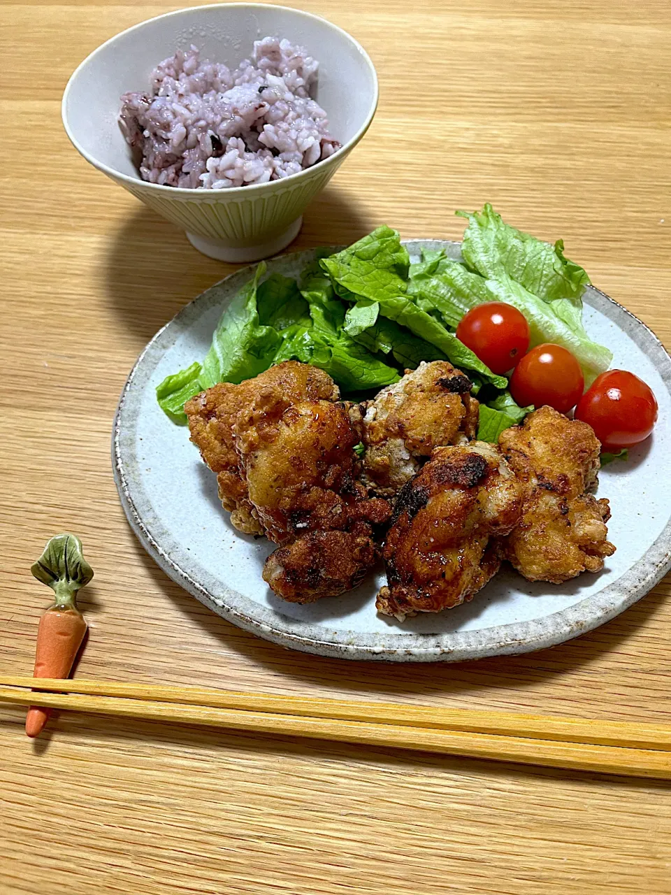 今日のお昼ごはん~ほりにし唐揚げ~|ゆかｕさん