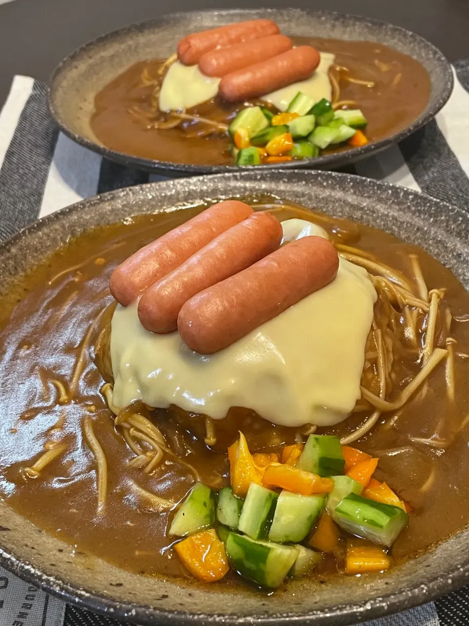 お鍋の残りでカレー🍛|うららさん