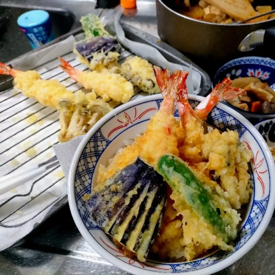 天丼。

16/20です。

#父子家庭の晩ごはん|ariyo4200さん