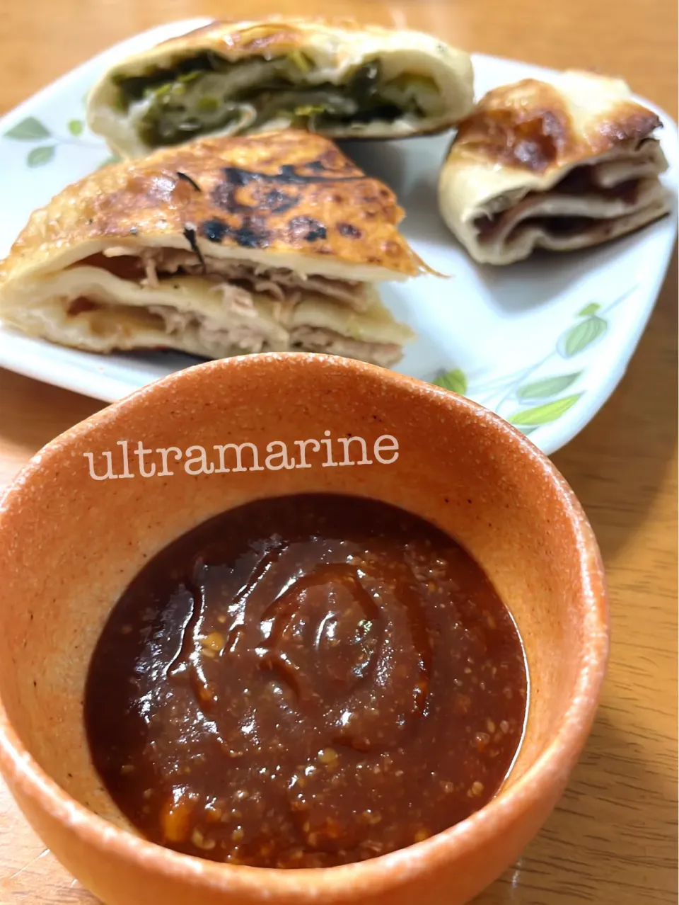 ＊肉餅と葱餅と万能味ソース♪＊|ultramarineさん