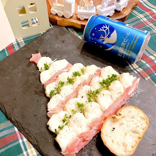 Snapdishの料理・レシピ写真:ポテサラツリー｜「#牛乳料理部」で『クリスマス』♪