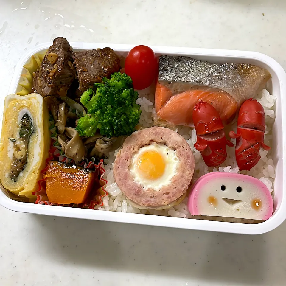 Snapdishの料理写真:2023年12月18日　オレ弁当♪|クッキングおやぢさん