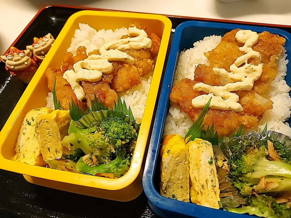 夫弁当､息子弁当|みどりさん