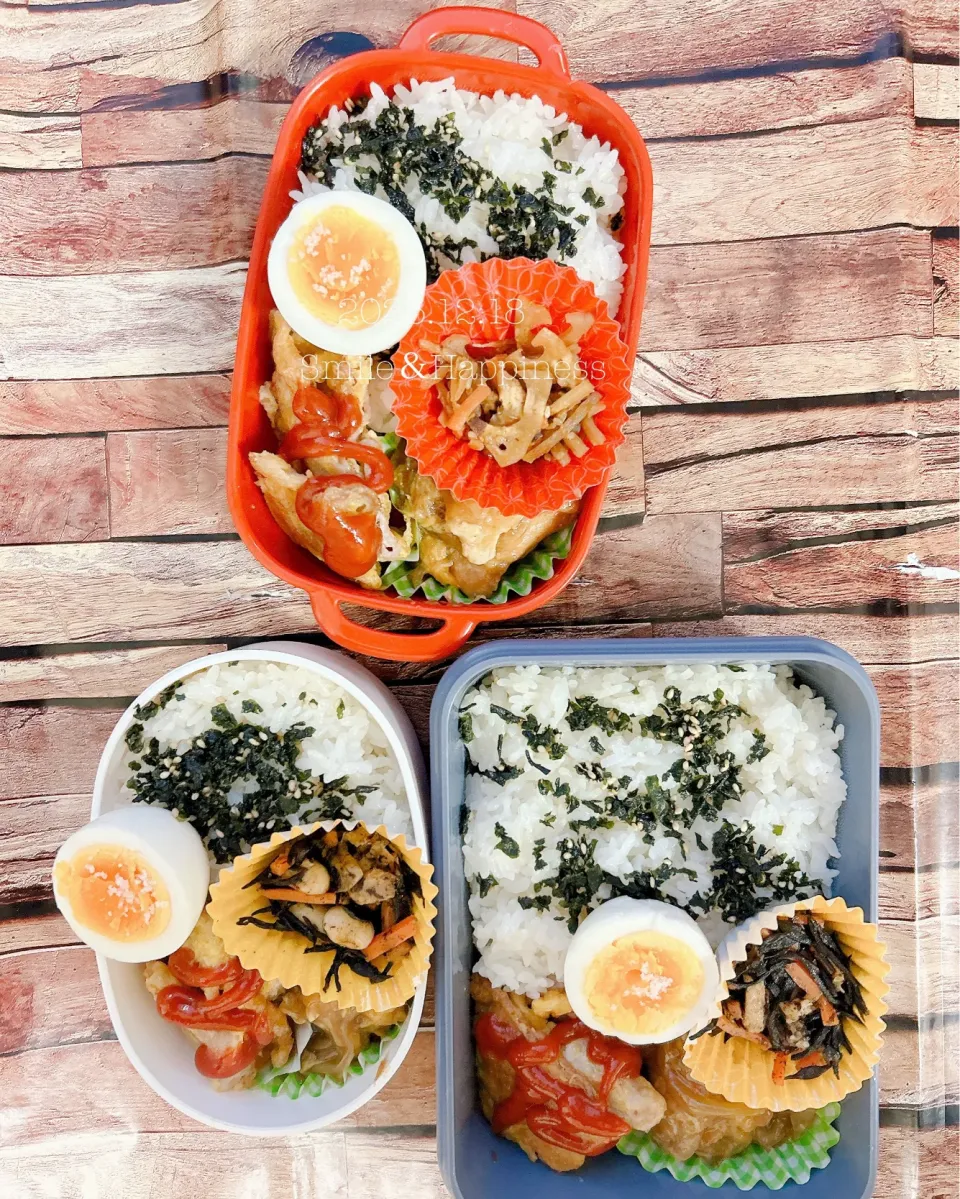 3人弁当😆|Rie Naganoさん