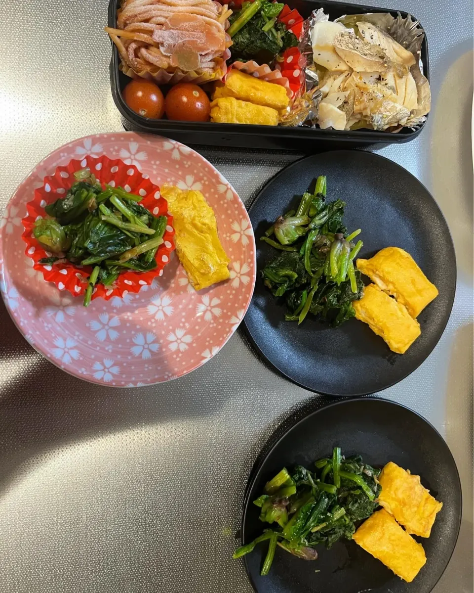 明日の晩御飯と愛妻弁当☺️✨|モモ&ハーブmama🐰🐹🐢🐠❤️さん