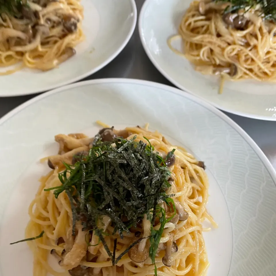 和風たらこスパゲッティ風なアマランサススパゲッティ🍝*vegan|Yu Yu mamaさん