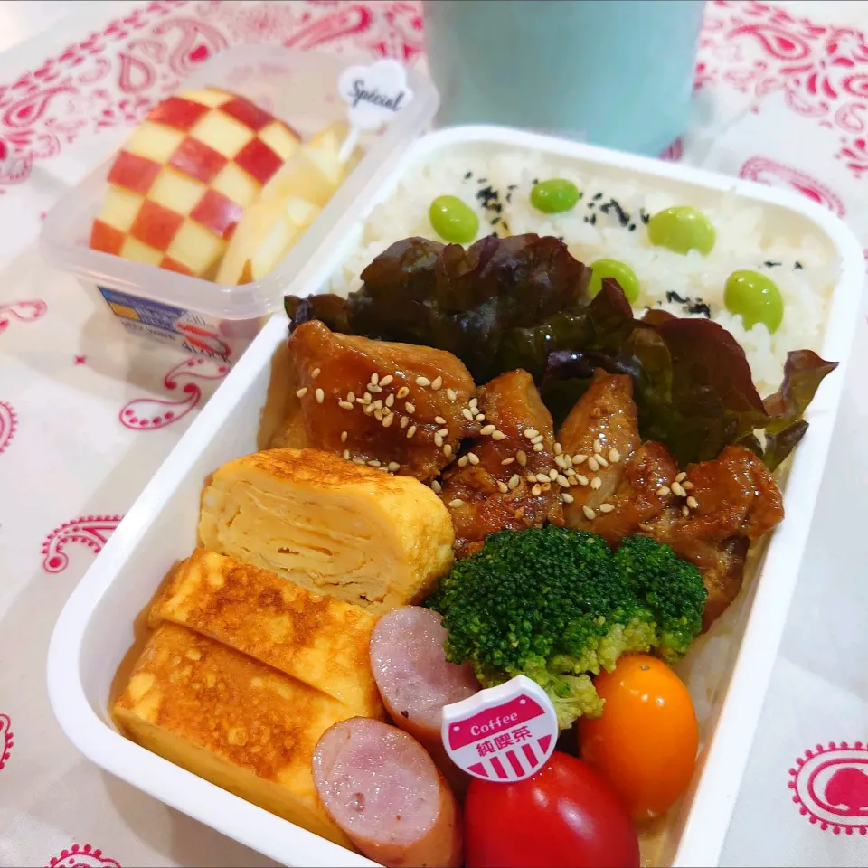 鶏の照り焼き弁当🍱|あっきさん