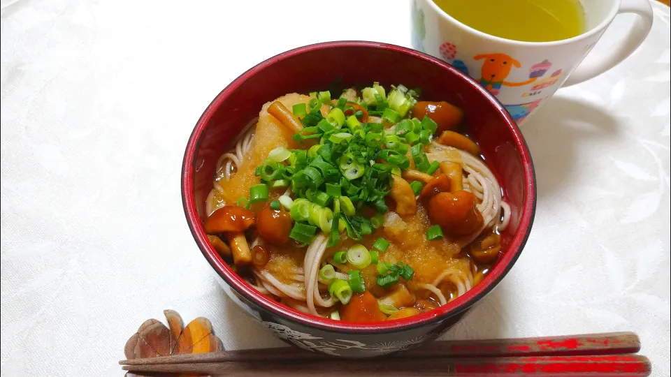 Snapdishの料理写真:12/18の夕食
なめこおろし蕎麦🍜|卯月さん