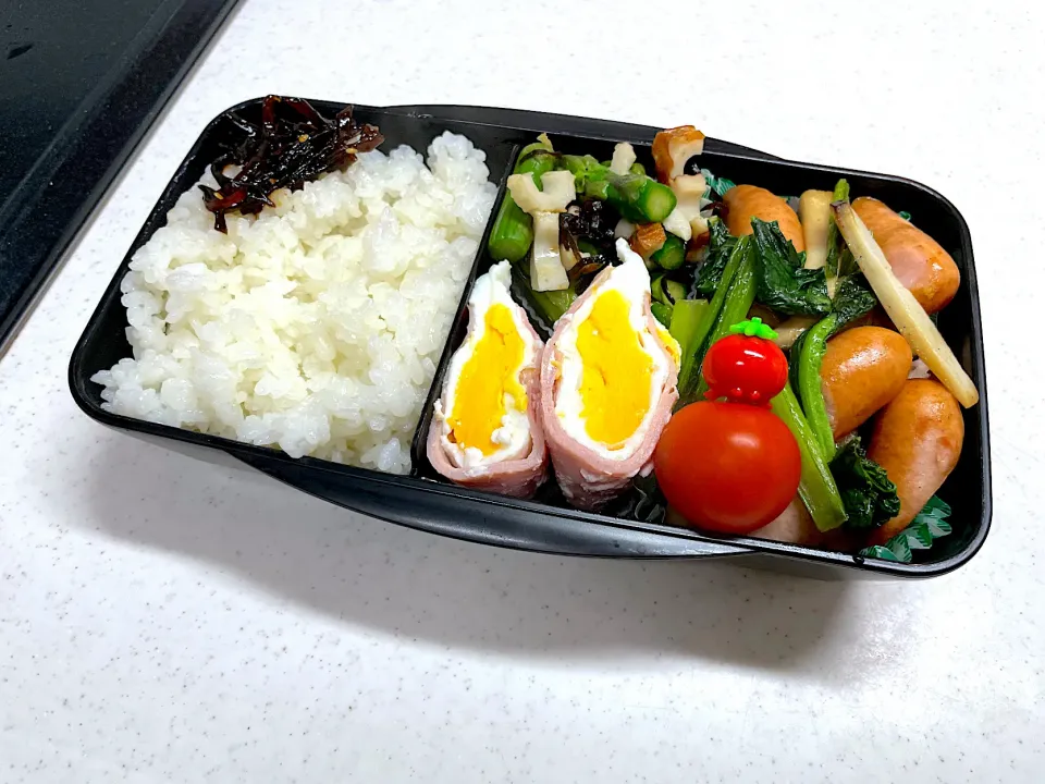 Snapdishの料理写真:12/19 旦那弁当⁂ウインナー弁当|ゆさん