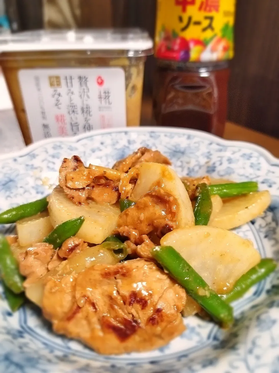 大豆のお肉と大根の万能味ソース炒め|ゆきこさん