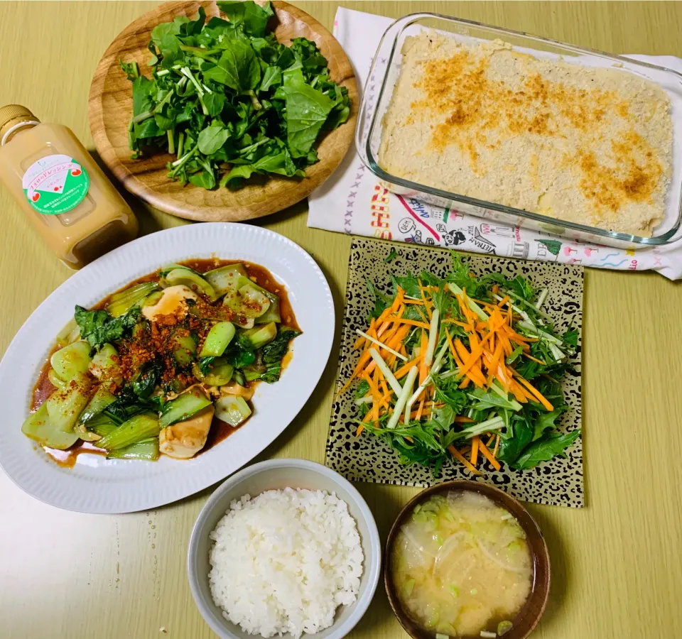 Snapdishの料理写真:野菜たっぷり晩ごはん|hrk219mtさん