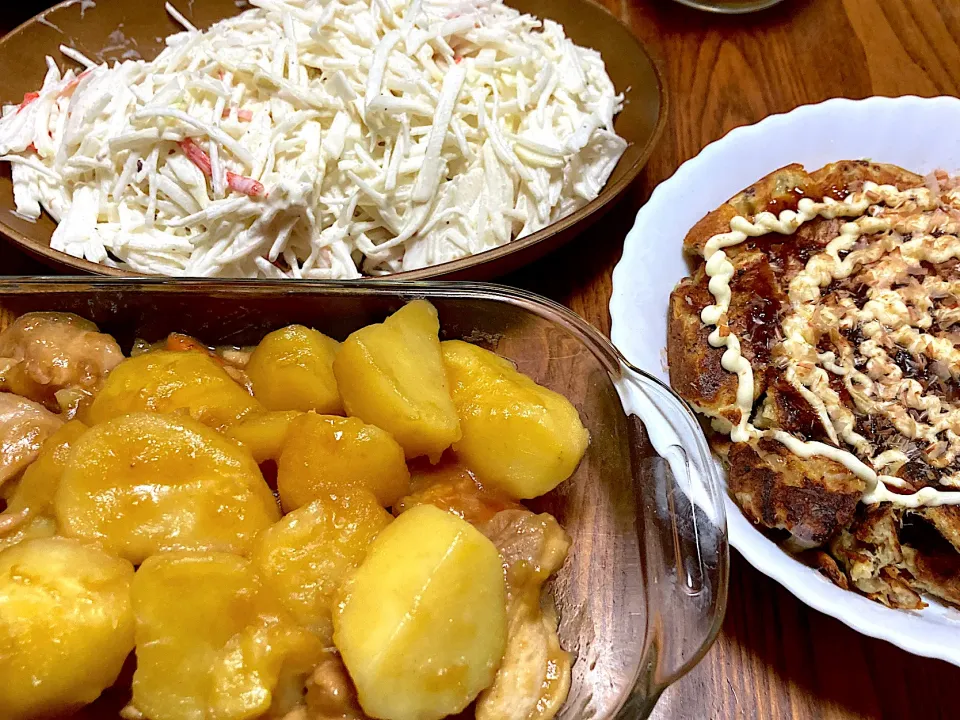 鶏肉とじゃがいもの照り焼き。|kerryさん