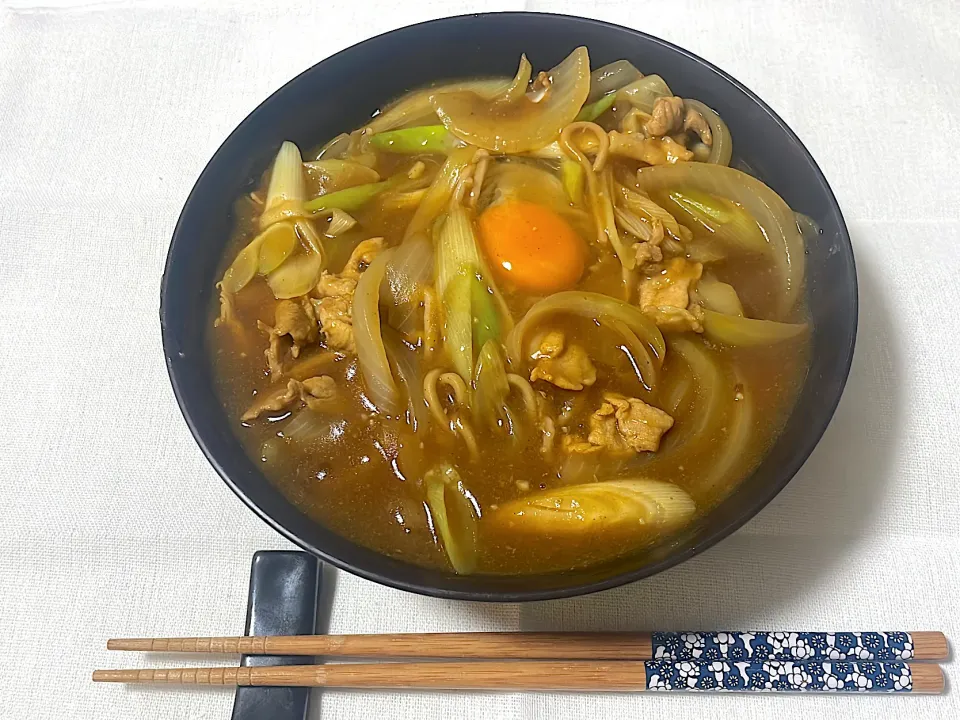 簡単ルーで作るカレー蕎麦|Hideさん