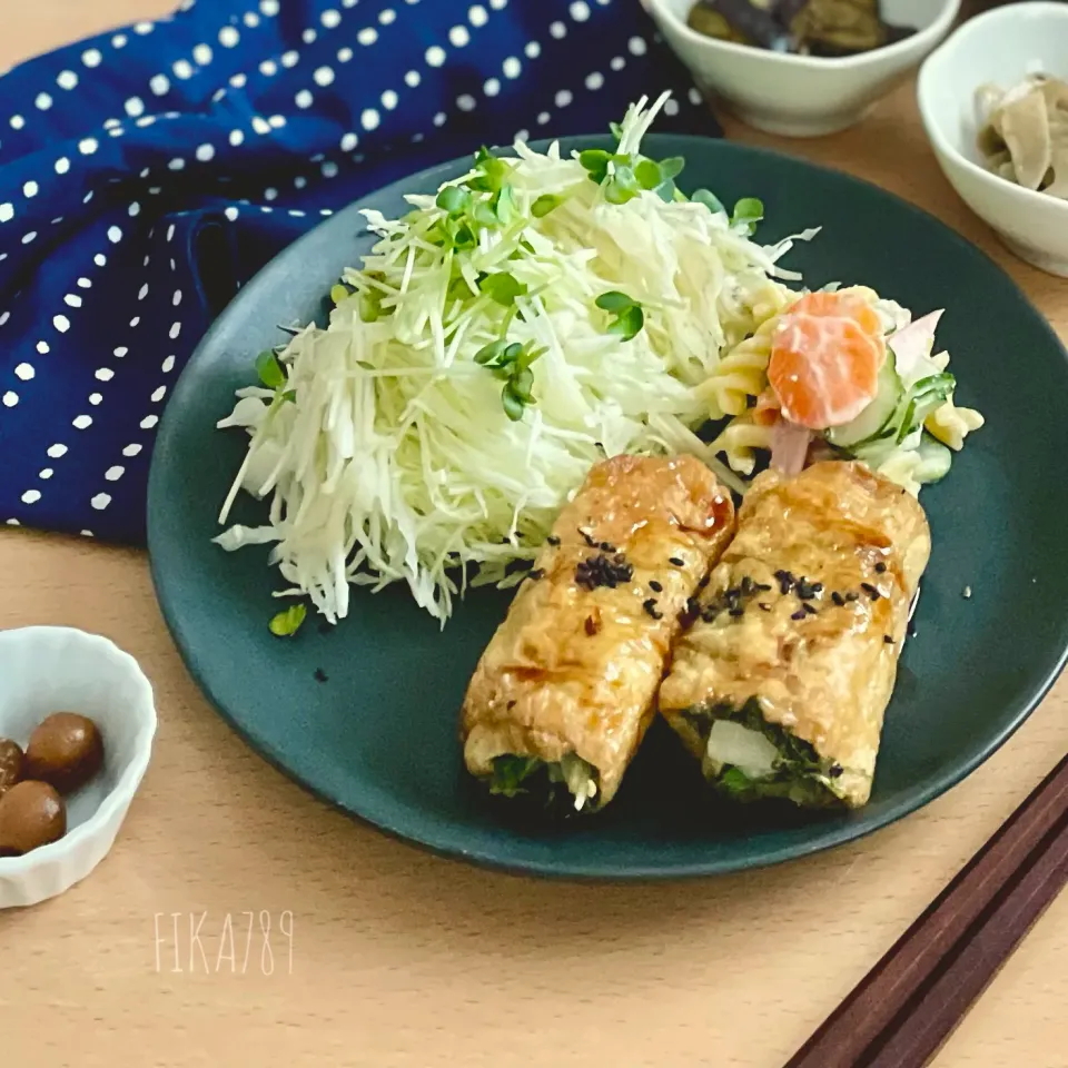 じゅわりがおいしい 油揚げの肉巻き煮|FIKA789さん