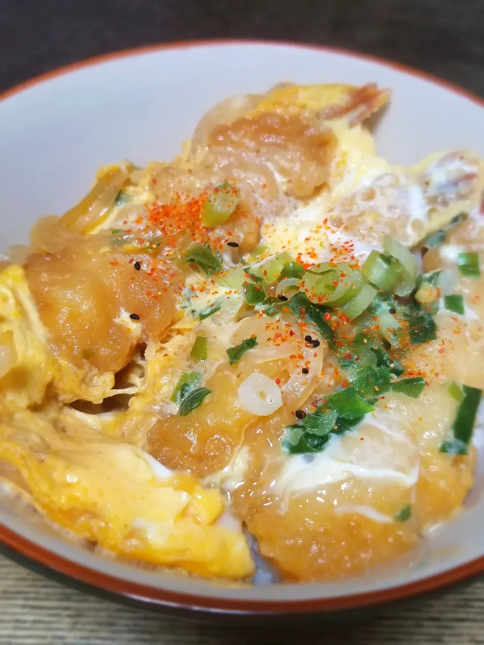 パパ作👨海老天卵とじ丼|ぱんだのままんさん