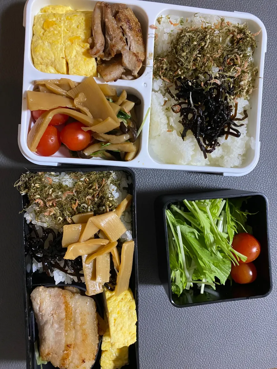 ご飯色々乗っけ弁当|トトが作るご飯さん