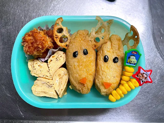 Snapdishの料理・レシピ写真:☺︎クリスマス会お弁当☺︎｜まだ間に合う♡かわいく♡ゆる〜く♡クリスマス♪