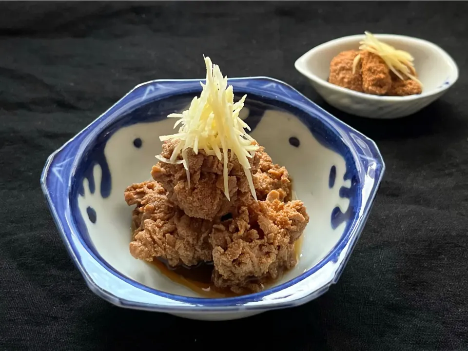 真鱈子の花煮、数の子の煮付け|まる(丸大豆)さん