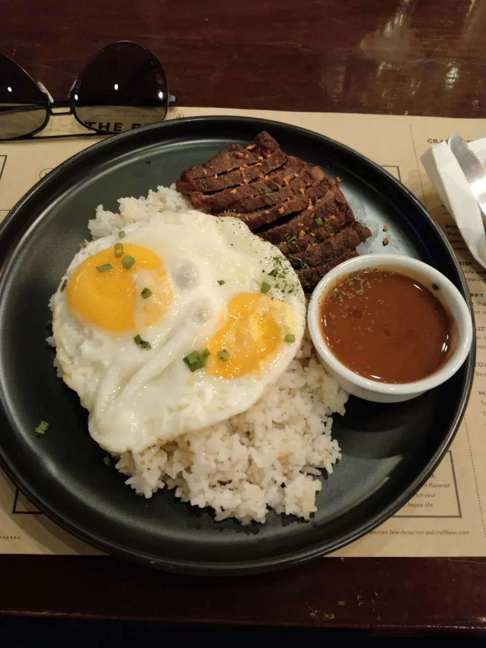 Beef steak fried rice with egg|Mariano Ngさん