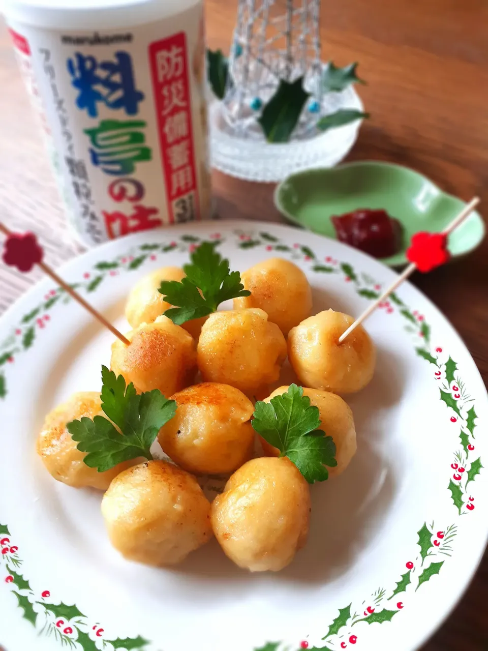 Snapdishの料理写真:粒みそで楽しむ冬の食卓～❄️
コロコロ➰➰ポテトボール♪|fumfumさん