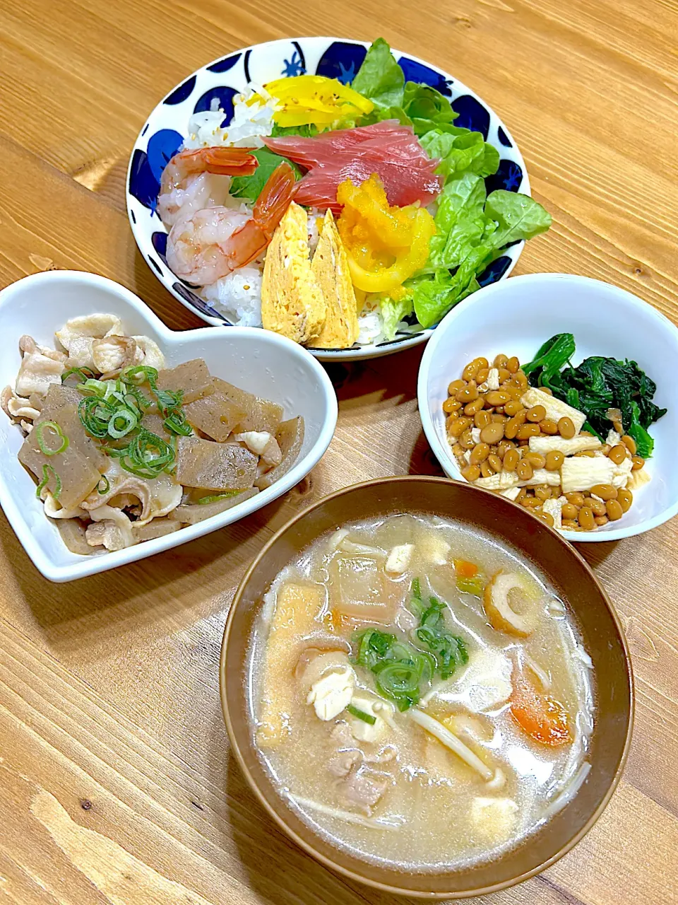 今日の晩ごはんです。|地蔵菩薩さん