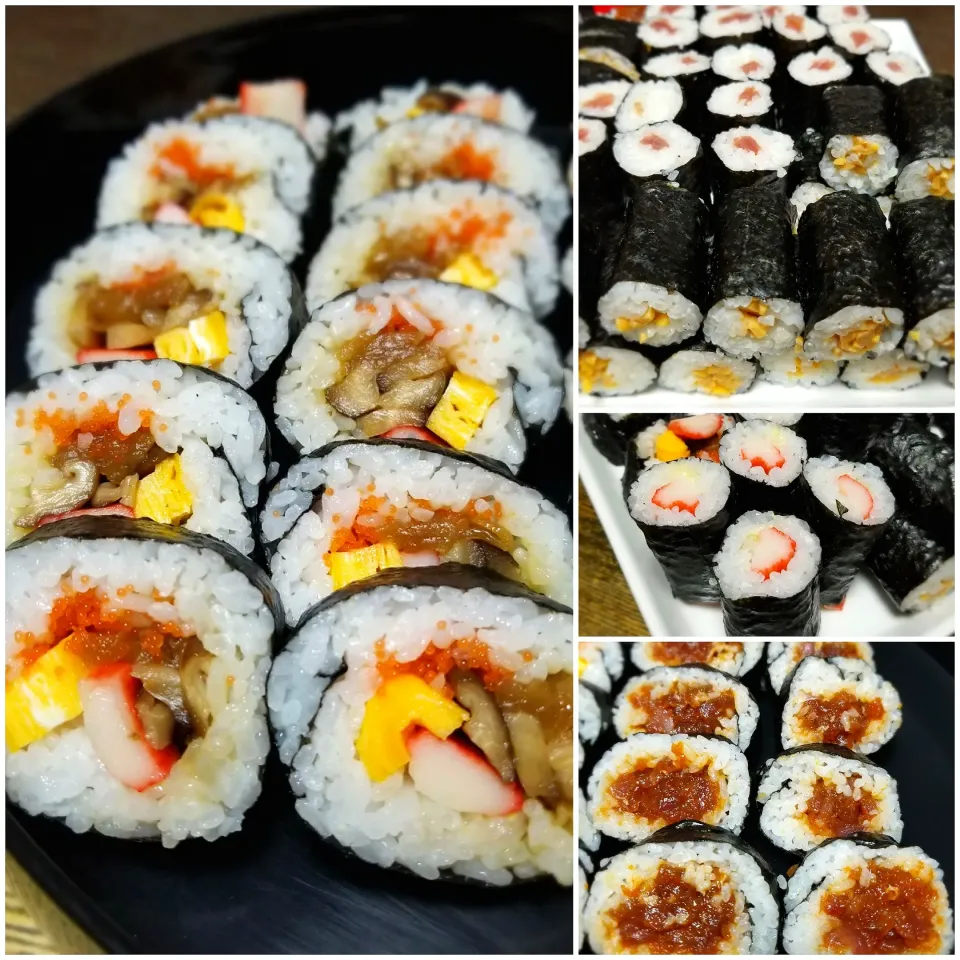 Snapdishの料理写真:巻き寿司パーティー🍣|ぱんだのままんさん