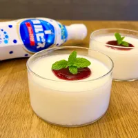 カルピスのミルクゼリー♫