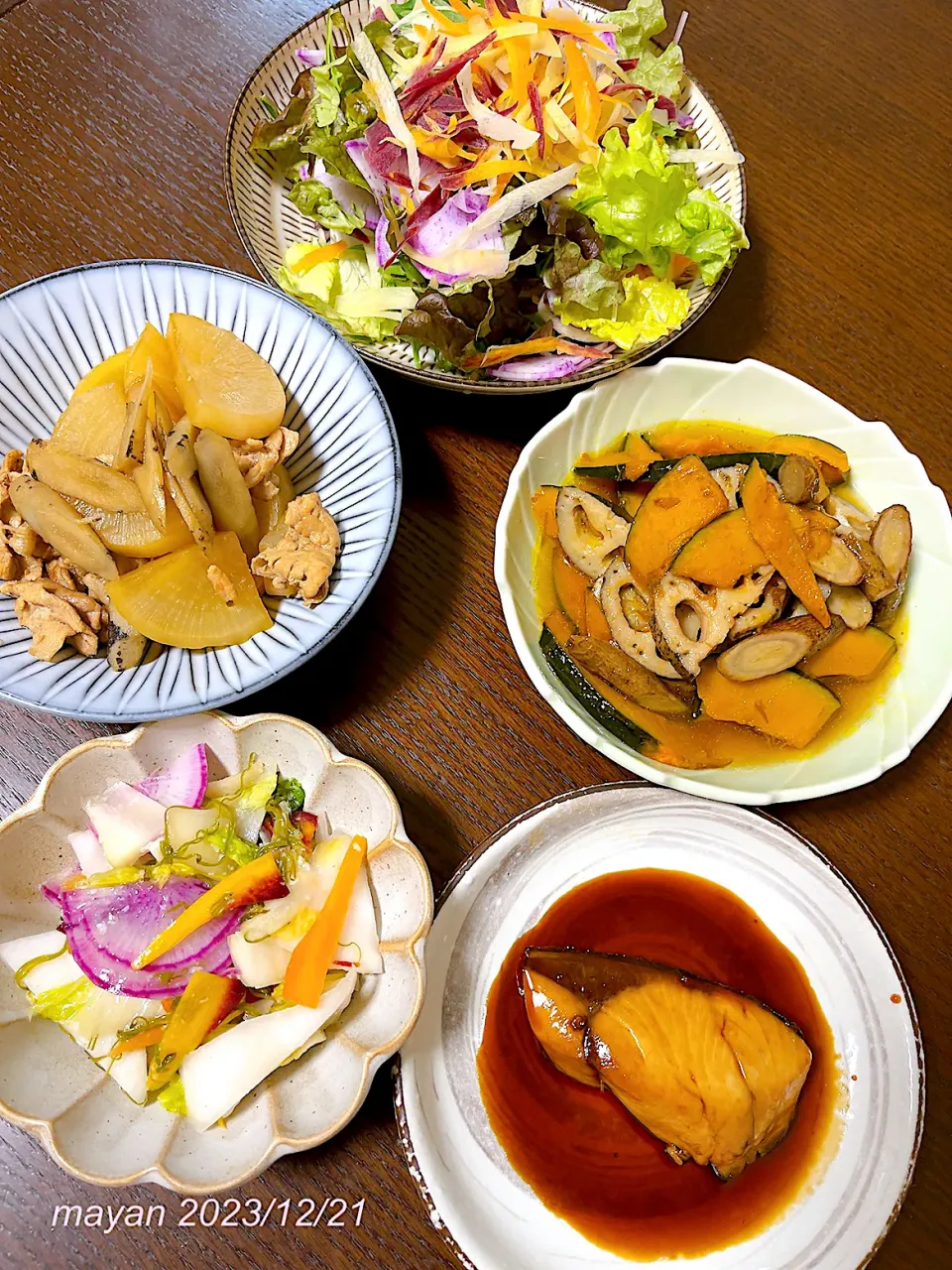 ブリ照り焼きご飯🍚|まやさん