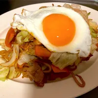 Snapdishの料理写真:やきそば！！！！|gu-gohanさん