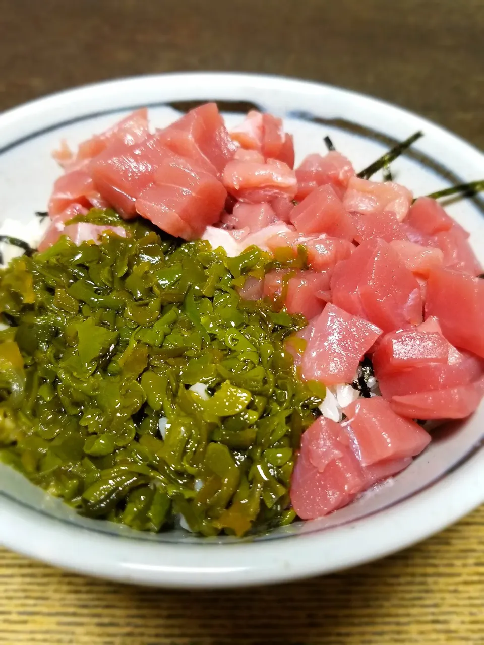 パパ作👨めかぶマグロ丼|ぱんだのままんさん