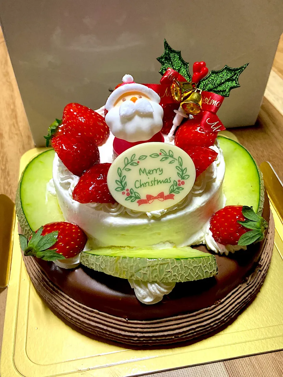 Snapdishの料理写真:クリスマス🎄ケーキ|renharuruさん